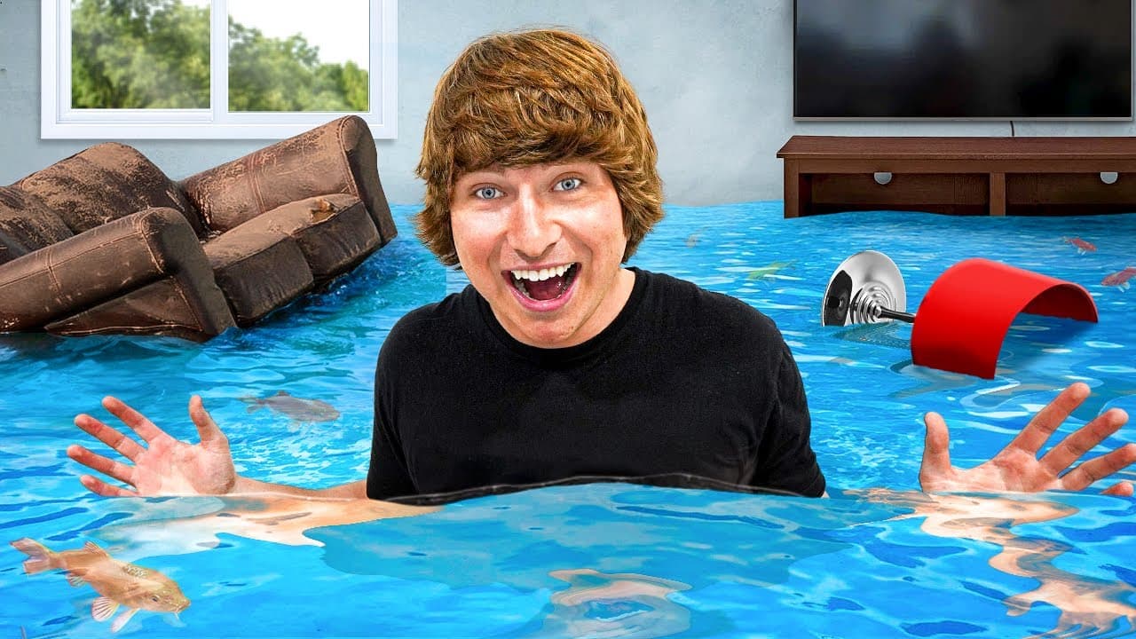 I Turned My House Into A Fish Tank! YouTube thumbnail for Matthew Beem